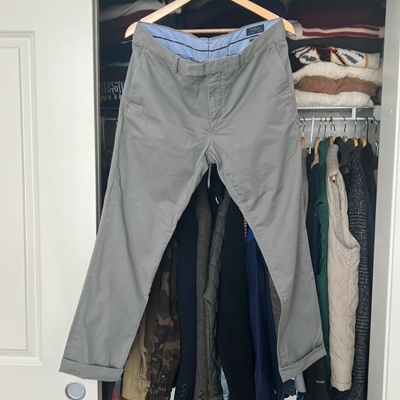 Polo Ralph Lauren Stetch Slim Fit Pants 34x32 Gray - Picture 1 of 3